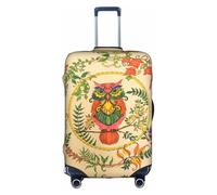 OTTKGGA Owl Beliefs Suitcase Cover Luggage Protector Elastic Anti-Scratch Travel Essentials Fits 18-32 Inch Luggage