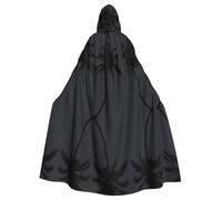 OTTKGGA Palm Tree Hooded Cloak Wizard Cape Grim Reaper Vampire Party Halloween Adult Cosplay Stage Costumes