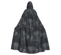OTTKGGA Pegasus Adults Hooded Cloak Decorative Cape Robe Vampires Witch Mysterious Cosplay Carnival Parties