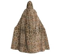 OTTKGGA Petoskey Stone Adult Hooded Cloak Party Decoration Robe Witch Vampires Halloween Christmas Cosplay Costume
