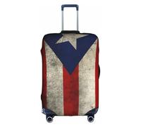 OTTKGGA Puerto Rico Wallpaper Flag Suitcase Cover Luggage Protector Elastic Anti-Scratch Travel Essentials Fits 18-32 Inch Luggage