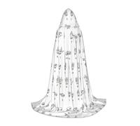 OTTKGGA Sign Language Alphabet. Hooded Cape For Teenagers Cosplay Robe Witch Vampires Grim Reaper Masquerade Party Costume