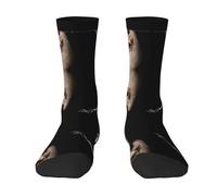 OTTKGGA Skeleton Ankle Socks Crew Socks Uk 4-9 Eu 36-44 Mid-Crew Length Breathable Everyday Sports Unisex
