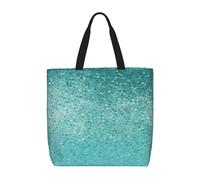 OTTKGGA Small Dot Tiles Shape Tote Bag Large Capacity Zipper Shoulder Convenience Bag With Inner Pocket Travel Shopping Work