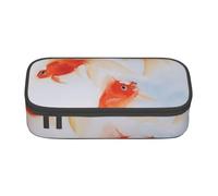 OTTKGGA Small Goldfish Swimming in The Water Big Capacity Zipper Pencil Case Stationery Organizer Makeup Bag for School Office Travel