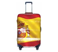 OTTKGGA Spain Flag Suitcase Cover Luggage Protector Elastic Anti-Scratch Travel Essentials Fits 18-32 Inch Luggage
