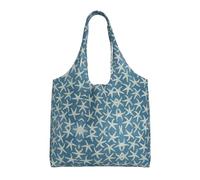 OTTKGGA Starfish Coastal Wool Canvas Tote Bags One Shoulder Commuting Handbag Large Capacity Shopping Work Travel Daily Use