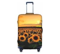 OTTKGGA Sun Flower Suitcase Cover Luggage Protector Elastic Anti-Scratch Travel Essentials Fits 18-32 Inch Luggage