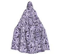 OTTKGGA The Sea Witch Inspired Hooded Cloak Wizard Cape Grim Reaper Vampire Party Halloween Adult Cosplay Stage Costumes
