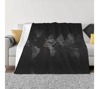 OTTKGGA Time Zone Map Ultra-Soft Micro Fleece Blanket Flannel Blanket Anti Pilling Bed Couch Living Room Travel Decor