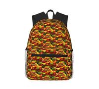 OTTKGGA Variety Fresh Vegetables Fruits Casual Backpack School Book Bags Stylish Classic Travel Work Outdoor Sports