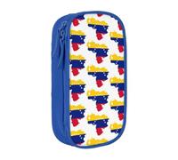 OTTKGGA Venezuela Flag Double-Layer Pencil Case Pen Bag Large Capacity School Office Travel Makeup