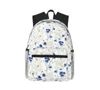 OTTKGGA Wild Flowers And Cornflowers Daisies Casual Backpack School Book Bags Stylish Classic Travel Work Outdoor Sports