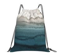 OTTKGGA Within The Tides Drawstring Bags Waterproof Swimming Gym Backpacks Large Capacity Lightweight Travel Beach