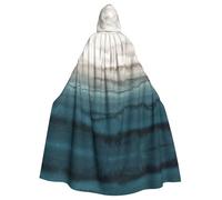 OTTKGGA Within The Tides Hooded Cloak Wizard Cape Grim Reaper Vampire Party Halloween Adult Cosplay Stage Costumes