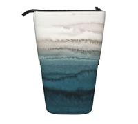 OTTKGGA Within The Tides Stand Up Telescopic Pencil Case Stationery Organizer with Zipper Portable School Office Student