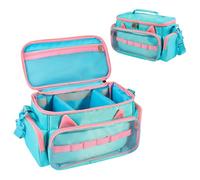 Ottkids Carrying Case Compatible with Toniebox Starter Set & Tonies Figures Light Blue