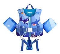 Ottkids - Swim Vest for Boys and Girls 20-44 lbs, Kids Swim Training Vest, Adjustable Safety Strap, Kids Swim Vests with Shoulder Harness