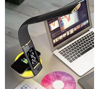 OttLite Colour Changing Led Desk Lamp Wireless Charge - Black
