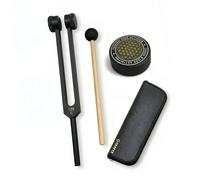 Otto 128Hz Tuning Fork with activator for Healing - Solfeggio Frequency, Sound Therapy, Sound Bath- Black
