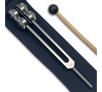 OTTO 64Hz Tuning Fork for Healing with Attenuator Extender - OSTEOFFONIC Tool for Sound Therapy and Biofield Application | Earthy Grey