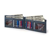 Otto Angelino Genuine Leather 2 Compartment Bifold Wallet Clutch with Phone Compatible Slots - RFID Blocking - Unisex
