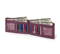 Otto Angelino Genuine Leather 2 Compartment Bifold Wallet Clutch with Phone Compatible Slots - RFID Blocking - Unisex