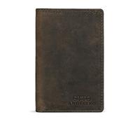 Otto Angelino Genuine Leather Bifold Card and Cash Wallet - Unisex