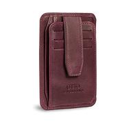 Otto Angelino RFID Blocking Minimalist Men’s Wallet - Slim, Italian Leather Credit Card Holder and Zippered Coin Slot