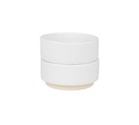 Otto Ceramic Bowl Set of 2 Medium White