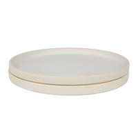 Otto Ceramic Plate Set of 2 Large Natural