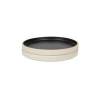 Otto Ceramic Plate Set of 2 Small Black