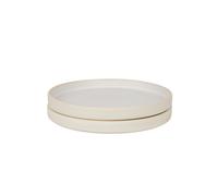 Otto Ceramic Plate Set of 2 Small Natural
