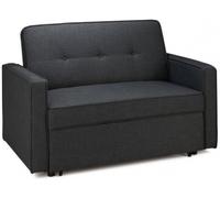 Otto Grey Fabric Small Pull-Out Sofa Bed - 2 Seater