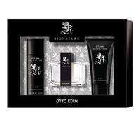 OTTO KERN Signature Man Men's Fragrance Gift Set Eau de Toilette Spray, 1 fl oz (30 ml) + Shower Gel 75ml + Deodorant 75 ml Pack of 3