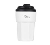 Otto Koning Travel Mug 12oz (350ml)- Leakproof Stainless Steel Coffee Cup | Thermal Flask for Hot Drinks (4h) | Fits Car Holder, BPA Free & Anti-Slip | The Smart Choice for Commute