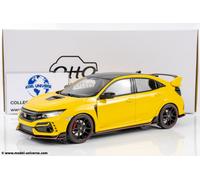 Otto Mobile - 1:18 Honda Civic Type R FK8 Euro Spec Sunlight Yellow 2020 - Li...