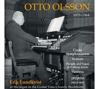 Otto Olsson - Prelude & Fugue in C Sharp minor / Cantilena [New CD]