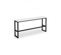 Otto Poseur benching solution high bench 1650mm wide - black frame, white top