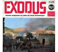 Otto Preminger - RCA 75.646 - EXODUS - Bande Originale du Film d'Otto Preminger : Theme of Exodus, Conspiracy, Fight for survival, Karen, Fight for Peace - Ernest Gold et l'Orchestre Symphonique de Londres - Disque vinyle EP 45t (et non CD).