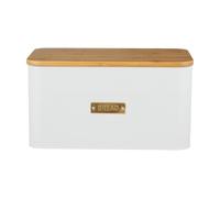 Otto Square Bread Bin in White White