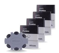 Genuine Denmark Oticon Branded, Wax Guards for Oticon ProWax MiniFit Filter Hearing Aid Supplies, OEM Replacements Wax Filter for all MiniRITE Hearing Aid using miniFit Domes -4 packs/24 Filters Total