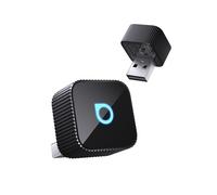 OTTOCAST MINI 3.0 Slim 2025 Upgraded Wireless CarPlay Adapter, 2-in-1 for iPhone & Android Auto, Convert Wired CarPlay and Android Auto to Wireless, Plug & Play, Fast Auto-Connect, Cube Black