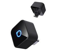 OTTOCAST MINI 3.0 Slim 2025 Upgraded Wireless CarPlay Adapter, 2-in-1 for iPhone & Android Auto, Convert Wired CarPlay and Android Auto to Wireless, Plug & Play, Fast Auto-Connect, Cube Black
