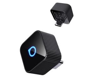 OTTOCAST MINI 3.0 Slim 2025 Upgraded Wireless CarPlay Adapter, 2-in-1 for iPhone & Android Auto, Convert Wired CarPlay and Android Auto to Wireless, Plug & Play, Fast Auto-Connect, Cube Black