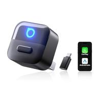 OTTOCAST Mini Pico 2026 Upgraded, 2 in 1 Wireless CarPlay & Android Auto Adapter with USB-A/C Adapter, One-Button Phone Switch, Fast Connection, Plug and Play for iOS 10+ & Android 11+ Phones