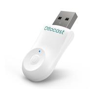 OTTOCAST Mini Wireless Carplay Adapter & Android Auto Wireless Adapter, 2 in 1 Auto Car Play Wireless Dongle for OEM Wired Carplay Android Auto Car Play Adapter,White
