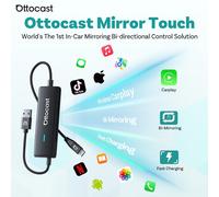 Ottocast Mirror Touch 2in1 Wireless Carplay+Bidirectional control Phone Mirror