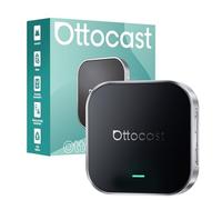 OTTOCAST OttoAibox E2 2025 Upgraded Edition, 3-in-1 Wireless CarPlay & Android Auto AI Box, Wireless CarPlay Adapter Dual WiFi & Cloud SIM 3.0, Split Screen, Bluetooth 5.0, FOTA Update