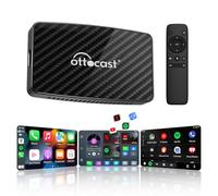 OTTOCAST Play2Video Pro Wireless CarPlay Adapter with Netflix, Youtube, IPTV, CarPlay AI Box Plug & Play, Multimedia Video Adapter for Vehicles 2016+ with Wired CarPlay